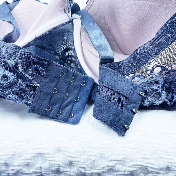 BUY 1 GET 1 FREE 40d lace country blue pink bra - Picture 4 of 11